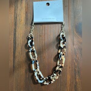 ✨2/$20 | NWT LOFT Tortoiseshell Chain Necklace